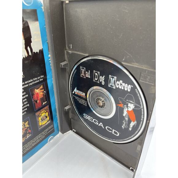 Mad Dog McCree (Sega CD Game Complete American Laser Games Tested ! - Picture 6 of 8